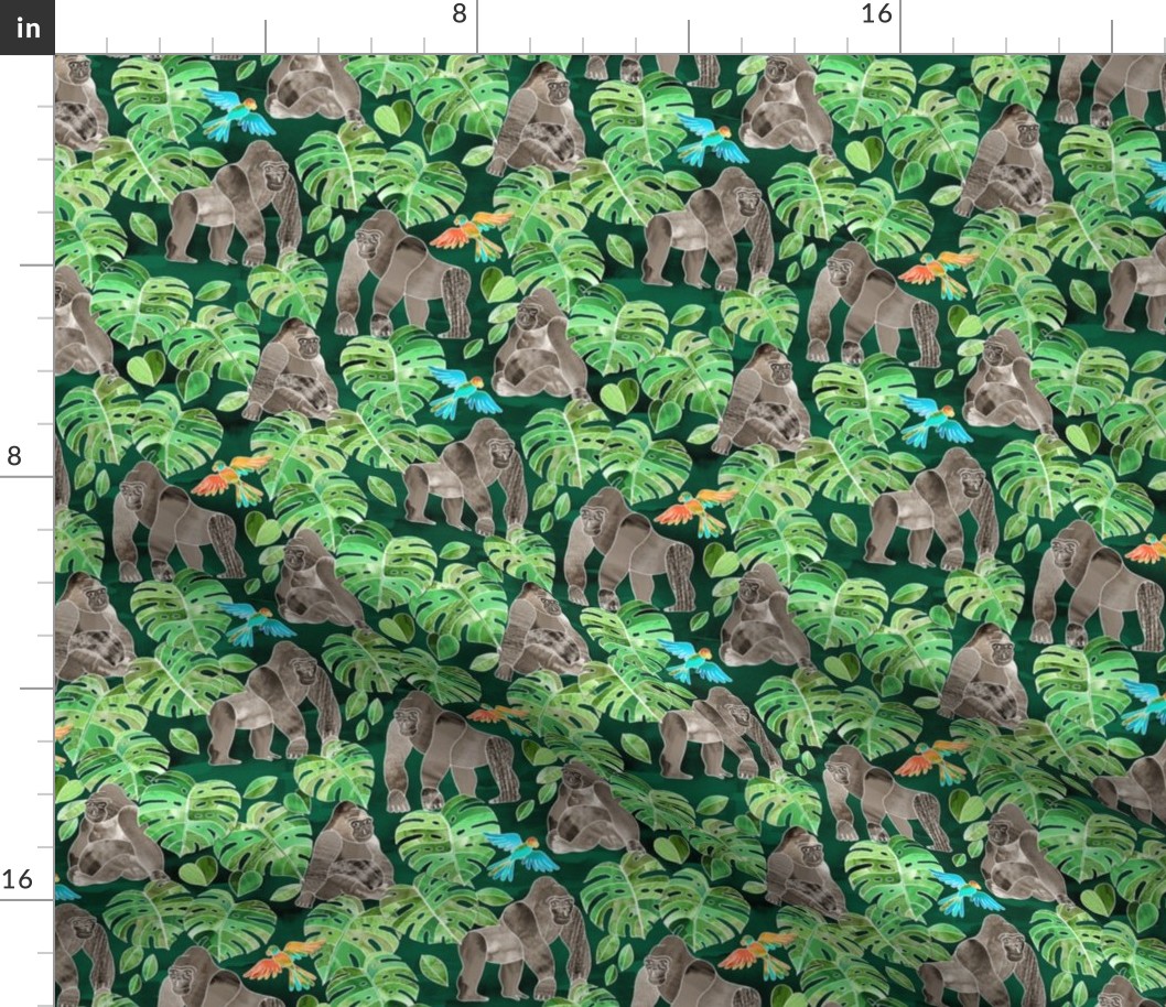 Gorillas in the Emerald Forest - small print