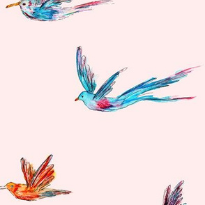 Endanged birds • watercolor