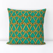 endless knots (emerald yellow)50 