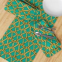 endless knots (emerald yellow)50 