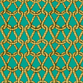 endless knots (emerald yellow)50 