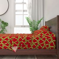 endless knots (red yellow)