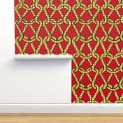 endless knots (red yellow)