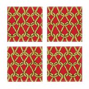 endless knots (red  yellow)50 