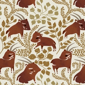 Saola Fabric, Wallpaper and Home Decor | Spoonflower