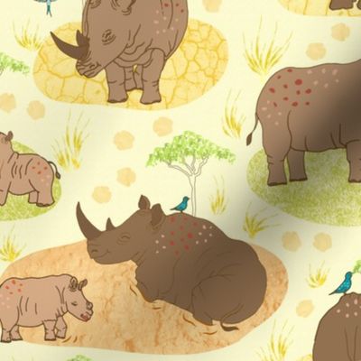 Endangered-White rhino memories