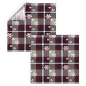 Snowflake plaid