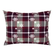 Snowflake plaid