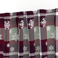 Snowflake plaid