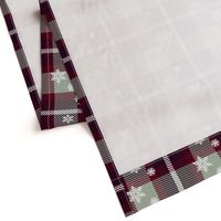 Snowflake plaid