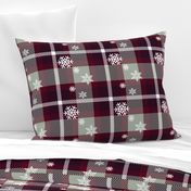 Snowflake plaid