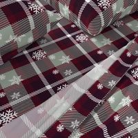 Snowflake plaid