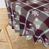 Snowflake plaid