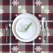 Snowflake plaid