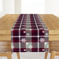 Snowflake plaid