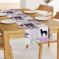 great dane black pet quilt c cheater wholecloth collection 