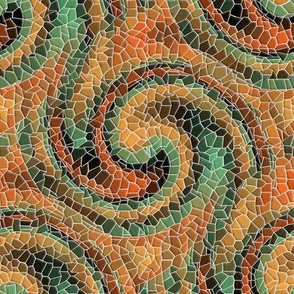 Autumnal Mosaic Wave (light)