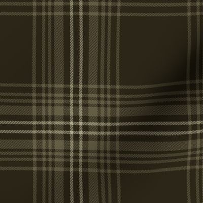 Stewart mourning tartan, 6" - 1880 Clans Originaux