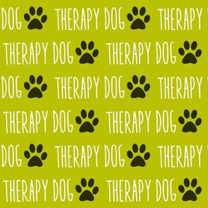 Therapy Dog Green