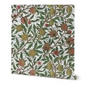 Fruit ~ William Morris ~ Original on White  