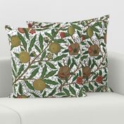 Fruit ~ William Morris ~ Original on White  