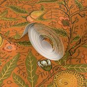 Fruit ~ William Morris ~ Citrus on Pumpkin Spice 