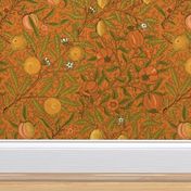 Fruit ~ William Morris ~ Citrus on Pumpkin Spice 