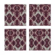 Elegant Holiday Ikat with a limited palette