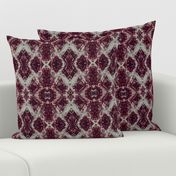 Elegant Holiday Ikat with a limited palette