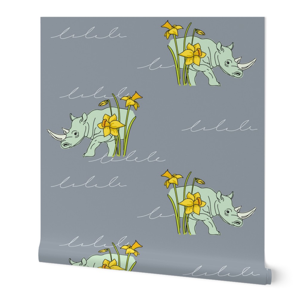 White Rhino March Daffodils - Medium Scale