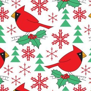 cardinals-with-holly-snowflakes-trees