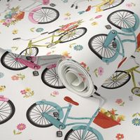 Flowery bicycles