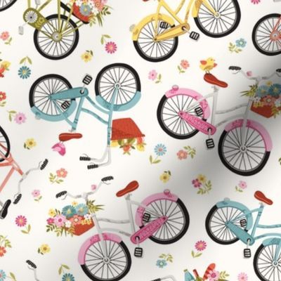 Flowery bicycles