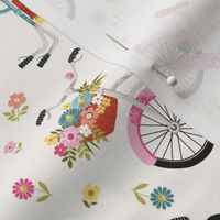 Flowery bicycles