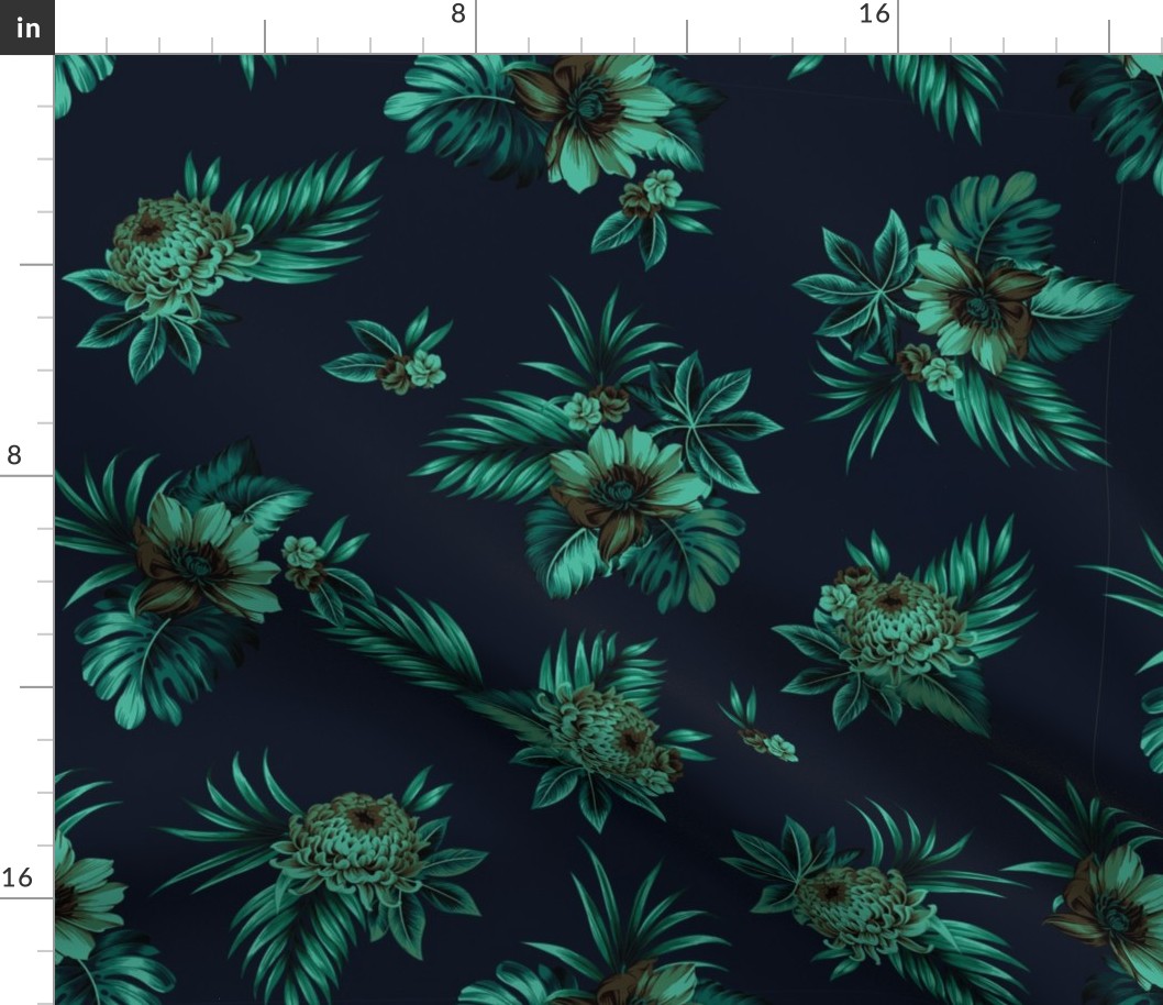 Alana Floral - Navy