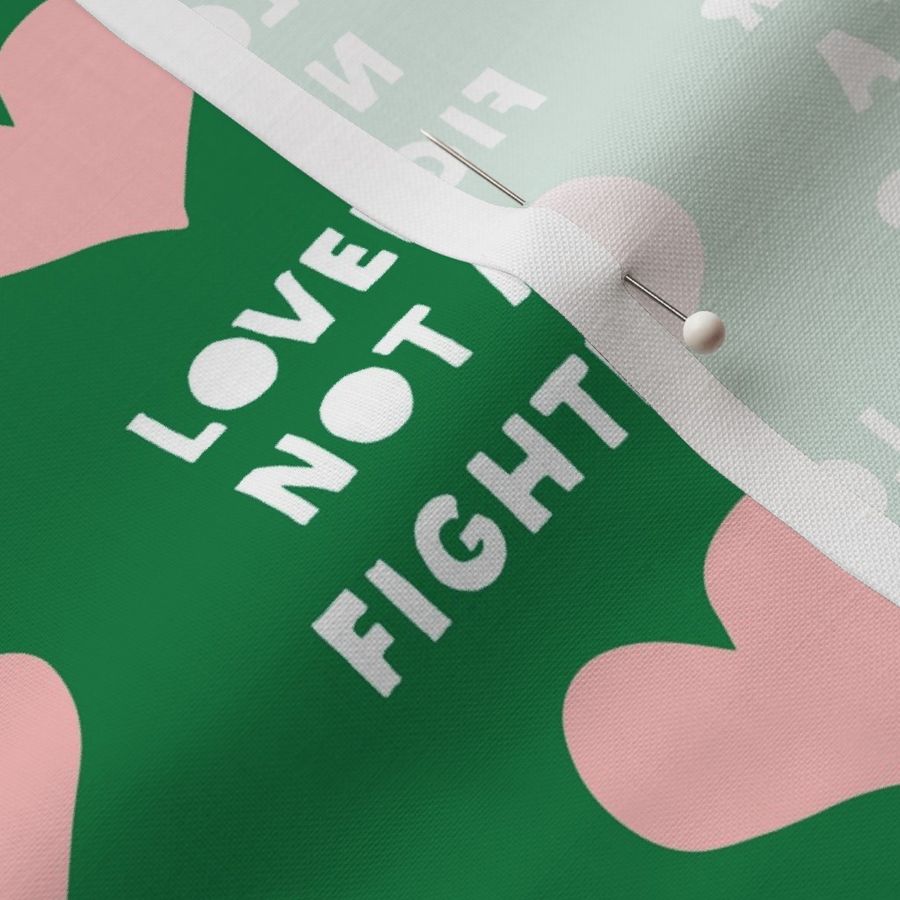 (large scale)lover not a fighter (green) C18BS 