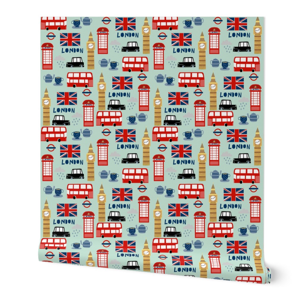 london england fabric world cities minty