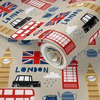 london england fabric world cities tan