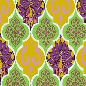 Moroccan work3 green purple details