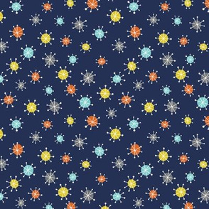 cosmic stars - Dark Navy