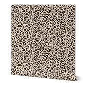 ★ BLACK and WHITE LEOPARD - LEOPARD PRINT in ECRU ★ Small Scale / Collection : Leopard spots – Punk Rock Animal Print