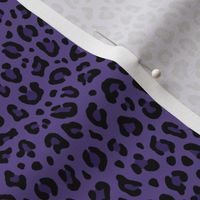 ★ PSYCHOBILLY LEOPARD – LEOPARD PRINT in PURPLE (Ultra Violet) ★ Tiny Scale / Collection : Leopard Spots – Punk Rock Animal Print