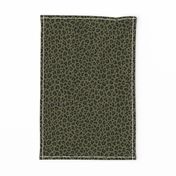★ CAMO LEOPARD - LEOPARD PRINT in OLIVE GREEN ★ Small Scale / Collection : Leopard spots – Punk Rock Animal Print