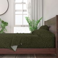 ★ CAMO LEOPARD - LEOPARD PRINT in OLIVE GREEN ★ Small Scale / Collection : Leopard spots – Punk Rock Animal Print