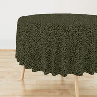 ★ CAMO LEOPARD - LEOPARD PRINT in OLIVE GREEN ★ Small Scale / Collection : Leopard spots – Punk Rock Animal Print