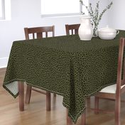 ★ CAMO LEOPARD - LEOPARD PRINT in OLIVE GREEN ★ Small Scale / Collection : Leopard spots – Punk Rock Animal Print