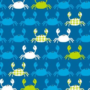 Dont be Crabby Crabs Blue