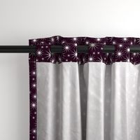 Stars on plum