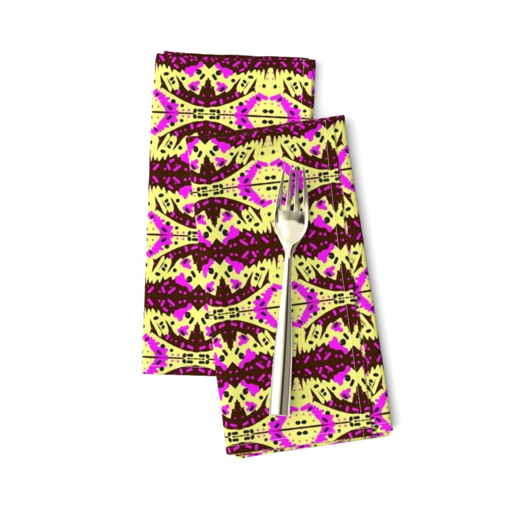 Asabuhi 3 in Pink Black & Yellow