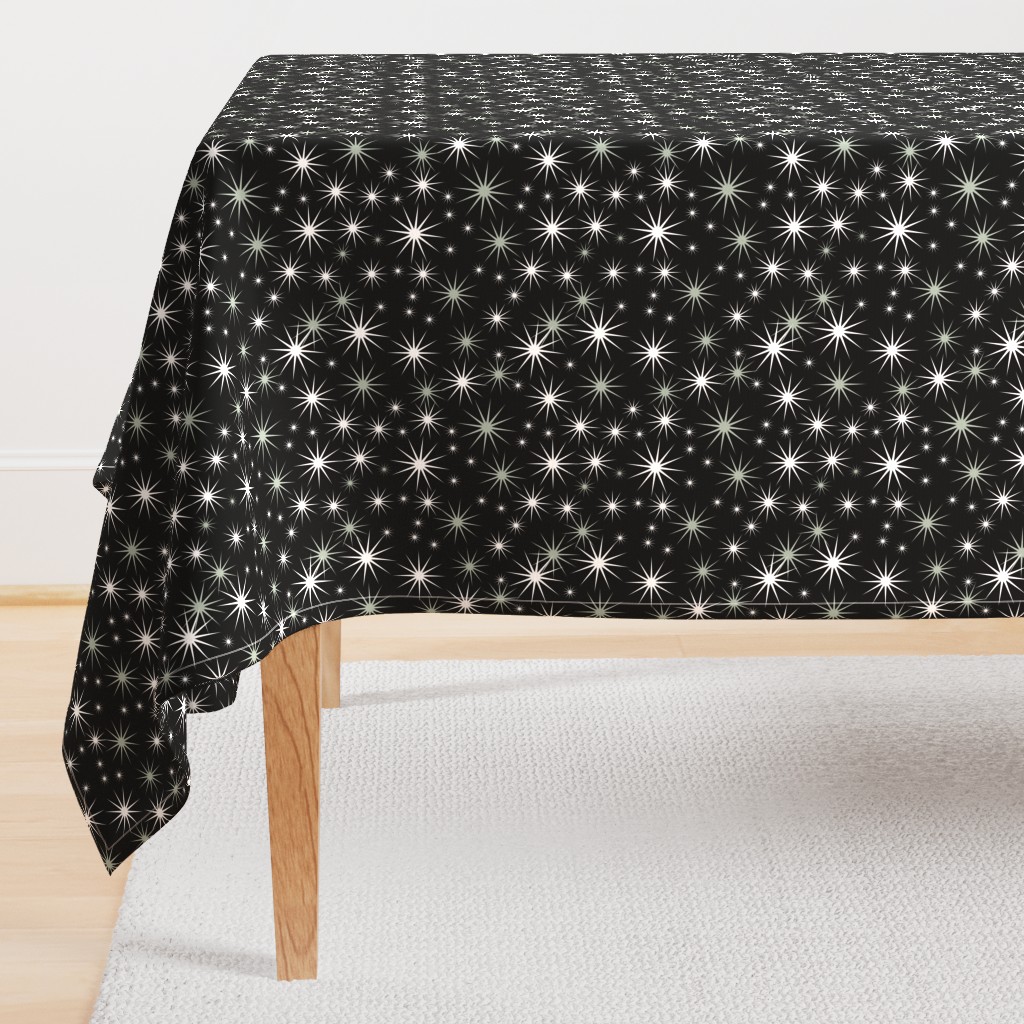 Stars on black